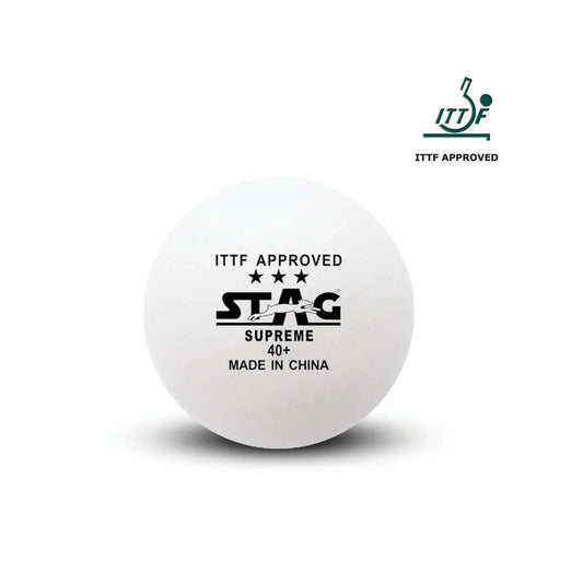 Stag supreme 40+ 3 star table tennis balls, pack of 3
